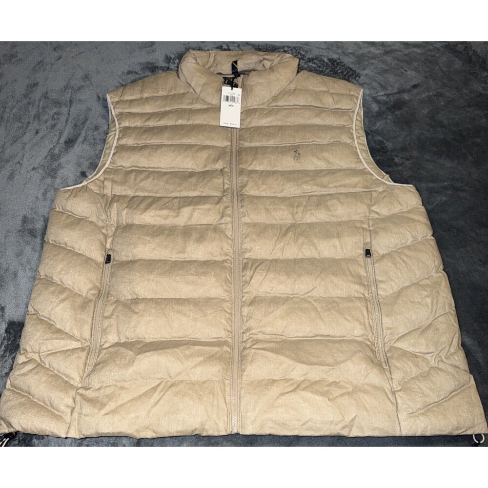 2XLT POLO RALPH LAUREN Terra Vest Insulated TAN